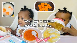 What my 6 months old eats in a day baby led weaning food whatieatinaday breastfeeding [upl. by Guerra590]