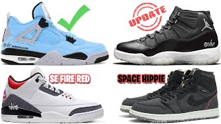 AIR JORDAN 4 UNIVERSITY BLUE JORDAN 11 HOLIDAY 2020 UPDATE AJ3 FIRE RED AJ1 SPACE HIPPIE AND MORE [upl. by Hausner472]