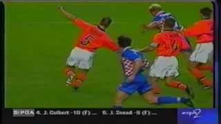 Robert Prosinecki goal vs Netherlands Holland World Cup 1998 [upl. by Wenona432]