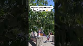 Exploring Japantown in San Francisco touring japantown downtown [upl. by Akeinahs]