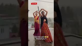 😜😜⛈️ trending rain mansoon youtube viral new girl tractor farmer masti funny boy shorts [upl. by Garcon102]