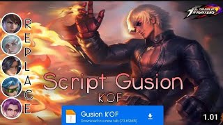 Script Skin Gusion KOF  K No Password  Full Effect Voice  Patch Terbaru [upl. by Eidnalem]