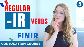 How to conjugate IR Verbs  Present tense  French Conjugation Course  Lesson 5 [upl. by Rysler871]