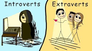 Casually Explained Introverts and Extraverts [upl. by Annayek]