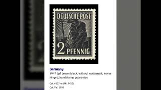 stamps briefmarken timbre value and catallog nr  germany deustche reich [upl. by Anorahs]