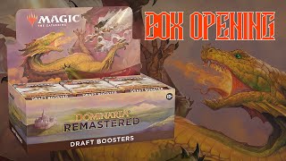 Dominaria Remastered Draft Booster Box Opening  MTG [upl. by Anola]