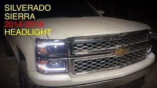 Chevrolet Silverado Headlight Replacement 20142015 [upl. by Rotkiv640]