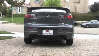 2009 Lancer Ralliart Custom Exhaust [upl. by Harmon66]