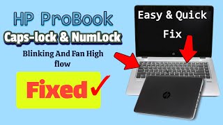 How to fix HP ProBook 640 Caps lock and NumLock blinking [upl. by Filmore]