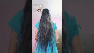 cute Clutcher open hair hairstyle  shortsyoutube Get ready with me 😊😊😊😊☺️ [upl. by Penoyer97]