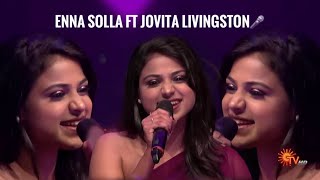 Small glimpse from Sun awards 2023 ❤️🎤 Enna solla  Ft Jovita Livingston [upl. by Atiekram]