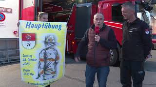 Hauptübung der Feuerwehr Dornach mit Fahrzeugtaufe [upl. by Anoid]