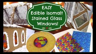 EASY Edible Isomalt Stained Glass Windows [upl. by Imit]