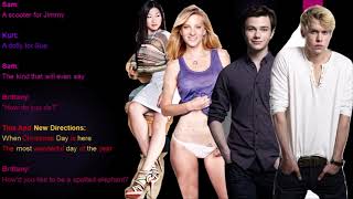 The Most Wonderful Day Of The Year Studio Version Glee Lyrics [upl. by Ahcropal]