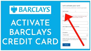 How To Activate Barclays Credit Card Online 2023 Activate New Barclays Card [upl. by Yllet]