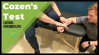 Cozens Test for Lateral Epicondylitis or Tennis Elbow [upl. by Asenev]