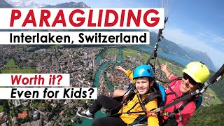 Paragliding Interlaken Worth it Even for Kids [upl. by Neitsirhc]