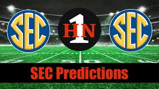 2024 SEC CFB Predictions [upl. by Namra]