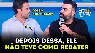 PABLO MARÇAL DEIXA TODOS SEM REAÇÃO COM RESPOSTA BRILHANTE EM DEBATE FLOW PODCAST [upl. by Roel]