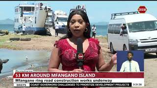 Mfangano ring road construction works underway [upl. by Anaz]