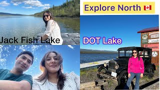 Explore Northern Canada Jackfish Lake of Norman Well McKinnon Territorial ParkDOT Lake [upl. by Garnett782]