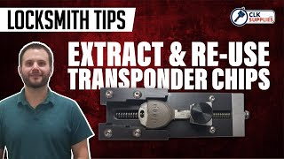 Locksmithing Tip Miscut Transponder Keys How to Remove the Chips Without Damage [upl. by Enylhsa]