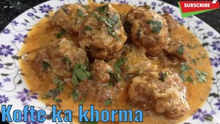 Kofte ka khorma recipe videoHyderabadi kofte ka salan [upl. by Hopkins]