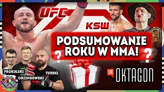 GAMROT CZY RĘBECKI ISLAM CZY STRICKLAND UFC KSW I FEN PODSUMOWANIE 2023 ROKU W MMA OKTAGON LIVE [upl. by Hsur]