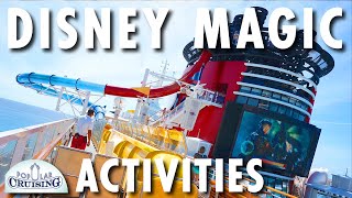 Disney Magic Tour amp Disney Magic Review Activities  Disney Cruise Line  Cruise Ship Review [upl. by Nigem]