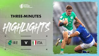 Irish domination  Ireland v Italy  World Rugby U20 Championship 2024 Match Highlights [upl. by Ynatsed168]