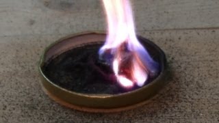 Potassium Permanganate and Glycerol Glycerin fire [upl. by Susy]