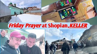 Friday Prayer at Shopian Keller Jumma ki Namaz Snow and Namaz  Vlog 12Keep supporting 👍 [upl. by Yedrahs517]