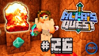 Minecraft  AliAs Quest 26  quotDIAMOND EXPLOSIONquot [upl. by Einavoj]