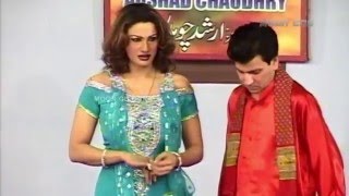 Best of Saima Khan and Tariq Teddy Stage Drama Full Comedy Clip [upl. by Hiamerej735]