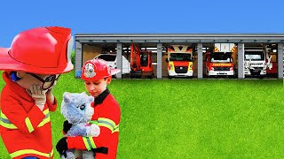 🚒🚎 Les enfants découvrent tous les camions de chantier 🚦 Jouets pour enfants [upl. by Nyrhtakyram]