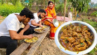 ঠাকুমা আজ বিহারী স্টাইলে চিকেন রান্না করে খাওয়ালো  Bihari Chicken Recipe [upl. by Shiff]