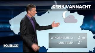 Het weerbericht voor Genk 21 januari 2014 [upl. by Lamp655]