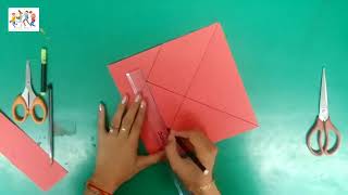 How to make tangram pieces and designs  7 pieces tangram [upl. by Areikahs593]