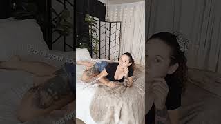 Boudoir Posing Tutorial  Poses that hide your tummy ❤️ boudoirposing boudoirtips [upl. by Willey218]