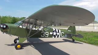 WAGAero Cub Replica L4 1982 Fixed Wing Airplane at Taildraggers and Motorcycles 2018 [upl. by Hardden]