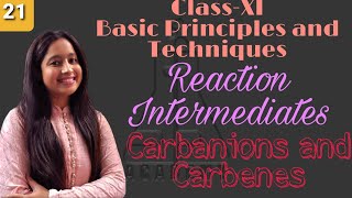 ClassXI Basic Principles and Techniques Reaction Intermediates Carbanions and Carbenes [upl. by Eednahs]