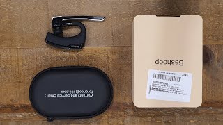 Beshoop Bluetooth 50 Headset Unboxing [upl. by Nedrob742]