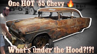 BURNT to a CRISP Will this Chevy Bel Air ever RUN Again You wont believe whats under the Hood [upl. by Anya]