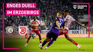 FC Erzgebirge Aue  SSV Jahn Regensburg Highlights mit LiveKommentar  3 Liga  MAGENTA SPORT [upl. by Ardnael520]