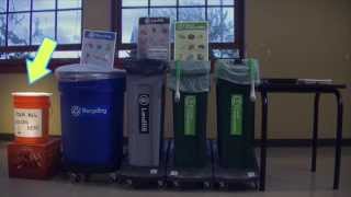 Custodial Lunchroom Setup for Recycling Garbage and Compost [upl. by Roshelle927]