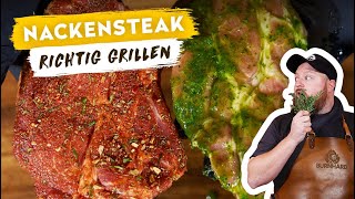 NACKENSTEAK richtig grillen  so wird es unglaublich saftig  BBQ Madness [upl. by Tench]