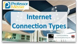 Internet Connection Types  CompTIA A 220901  27 [upl. by Inaflahk486]