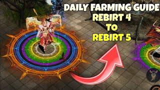 Daily Farming Guide Rebirt 4 to Rebirt 5 Sa MU Dragon Adventure Mobile [upl. by Ingold]