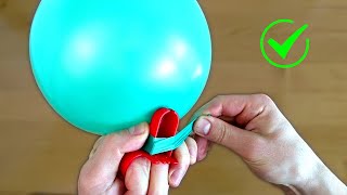 Learn How To TIE BALLOONS Easily by Using Balloon Tying Tool for the Knot [upl. by Fulbright]