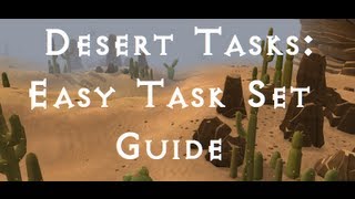 RSTasks Desert Easy Task Set Guide [upl. by Yeniar]